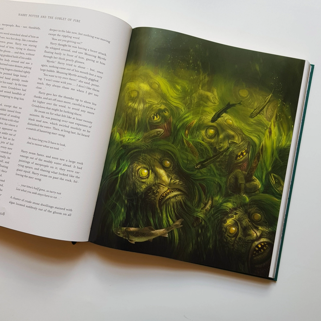 Joanne Rowling: Harry Potter und der Feuerkelch. Deluxe illustrierte Schuber-Ausgabe