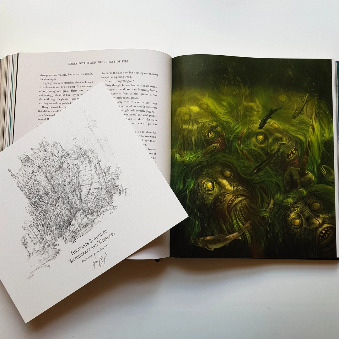 Joanne Rowling: Harry Potter und der Feuerkelch. Deluxe illustrierte Schuber-Ausgabe