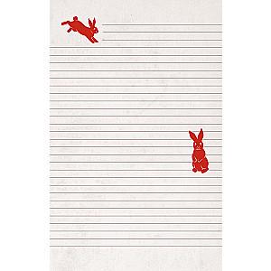 A5 Notepad. Manhua (red)