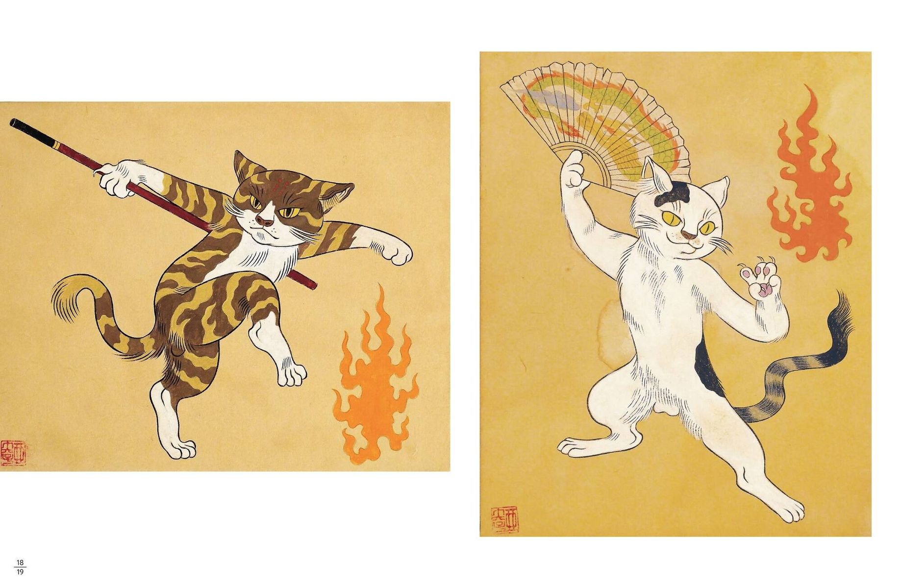 Kotów-yokai, lisów-kitsune i demonów w ludzkiej postaci. Ilustrowany bestiariusz japońskiego folkloru