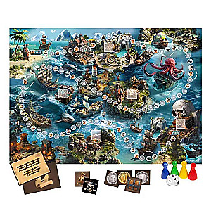 Игра с фишками. "Игра-ходилка с викториной. Тайна пиратского клада"