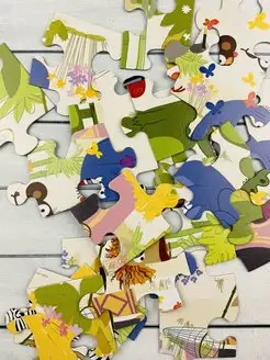 Mozaika puzzle maxi 24 Zebra w kratkę