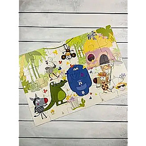 Mozaika puzzle maxi 24 Zebra w kratkę