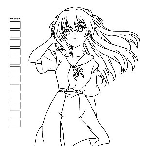 Manga Creative krāsojamā grāmata (rozā)