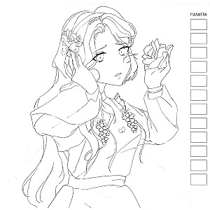 Krāsojamā grāmata ANIME darbam ar marķieriem (violeta ar zēnu)