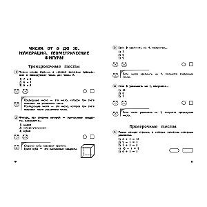 Mathematics. 1st Grade. Educational and Control Tests