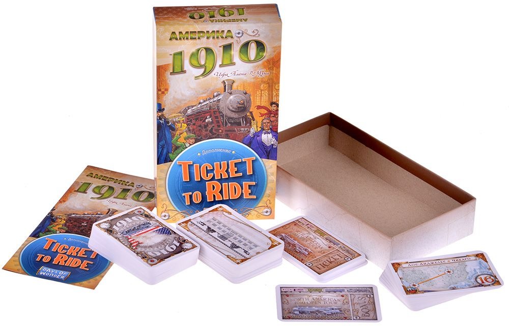 Gra planszowa Ticket to Ride: Ameryka. Dodatek