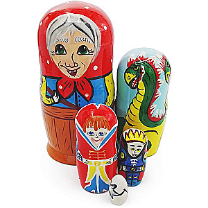 Matryoshka Heroes of Russian Fairy Tales