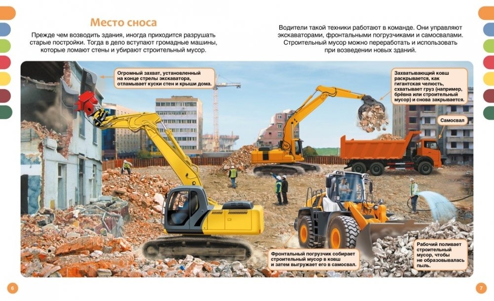 Машины на стройке: От бульдозера до башенного крана