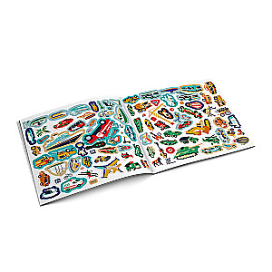 100 Funny Stickers. The History of Transport