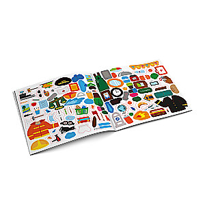 100 Funny Stickers. Who Works as What?