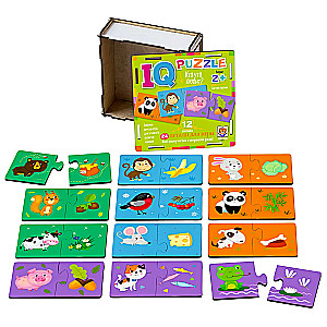 IQ Puzzle drewniane Kto co lubi?