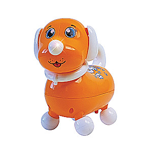 Oranžs runājošs kucēns