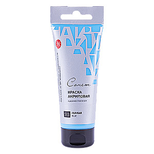 Akrilowa farba niebieska Sonet w tubie, 120 ml.