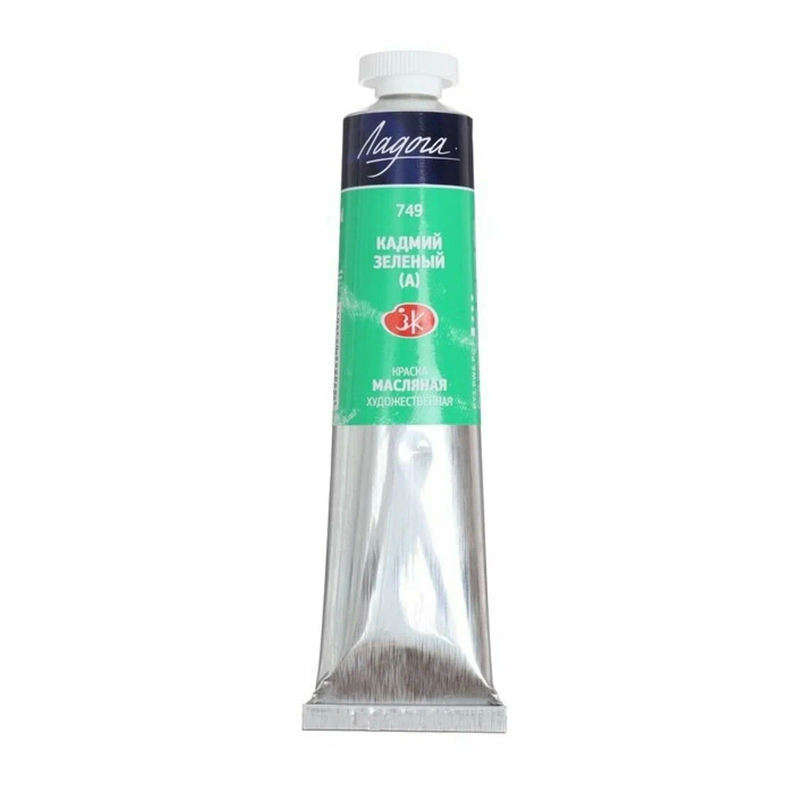 Ölfarbe Ladoga, Cadmiumgrün (A), in Tube 46 ml.