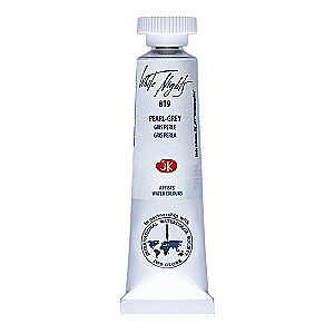 Farba akwarelowa artystyczna Białe Noce 10 ml. Perłowo-szara