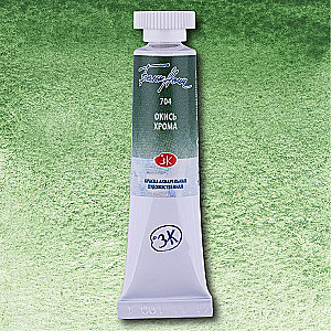 Farba akwarelowa artystyczna Białe Noce 10 ml, tlenek chromu