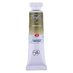 Farba akwarelowa artystyczna Białe noce 10 ml. Oliwkowa
