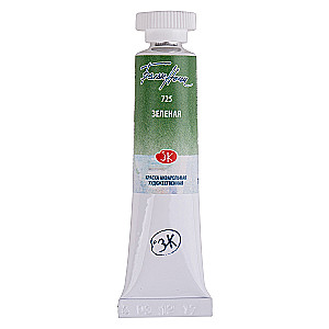 Farba akwarelowa artystyczna Białe Noce 10 ml. Zielona
