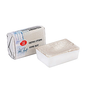 Farba akwarelowa artystyczna Białe Noce 2,5 ml. Jasne srebro