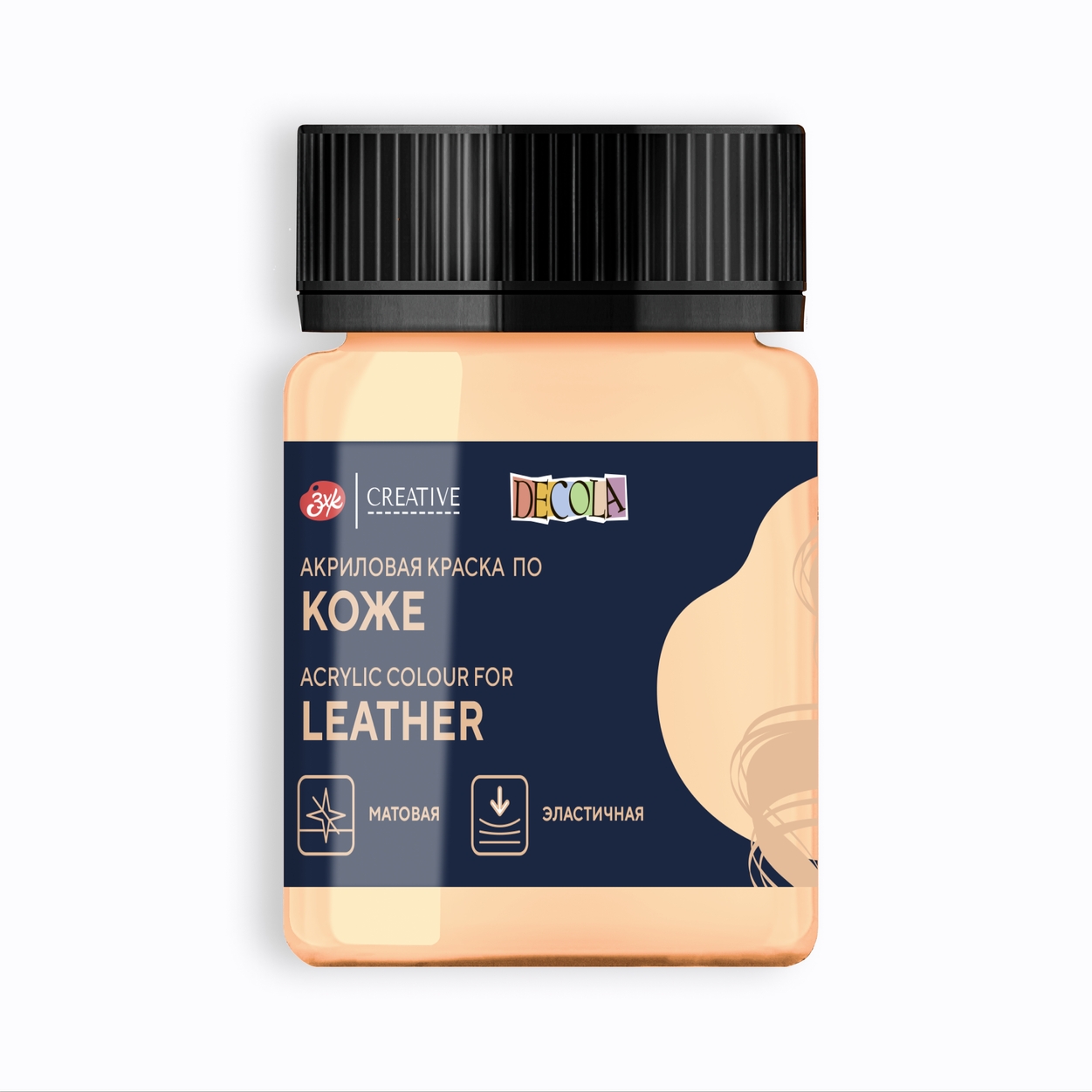 Decola Acrylic Leather Paint 50 ml, Flesh Color