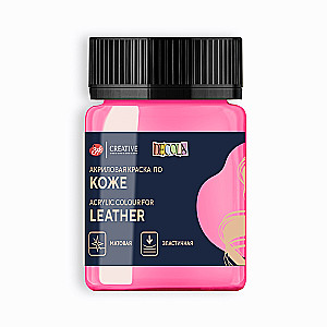 Farba akrylowa do skóry Decola 50 ml, Różowa