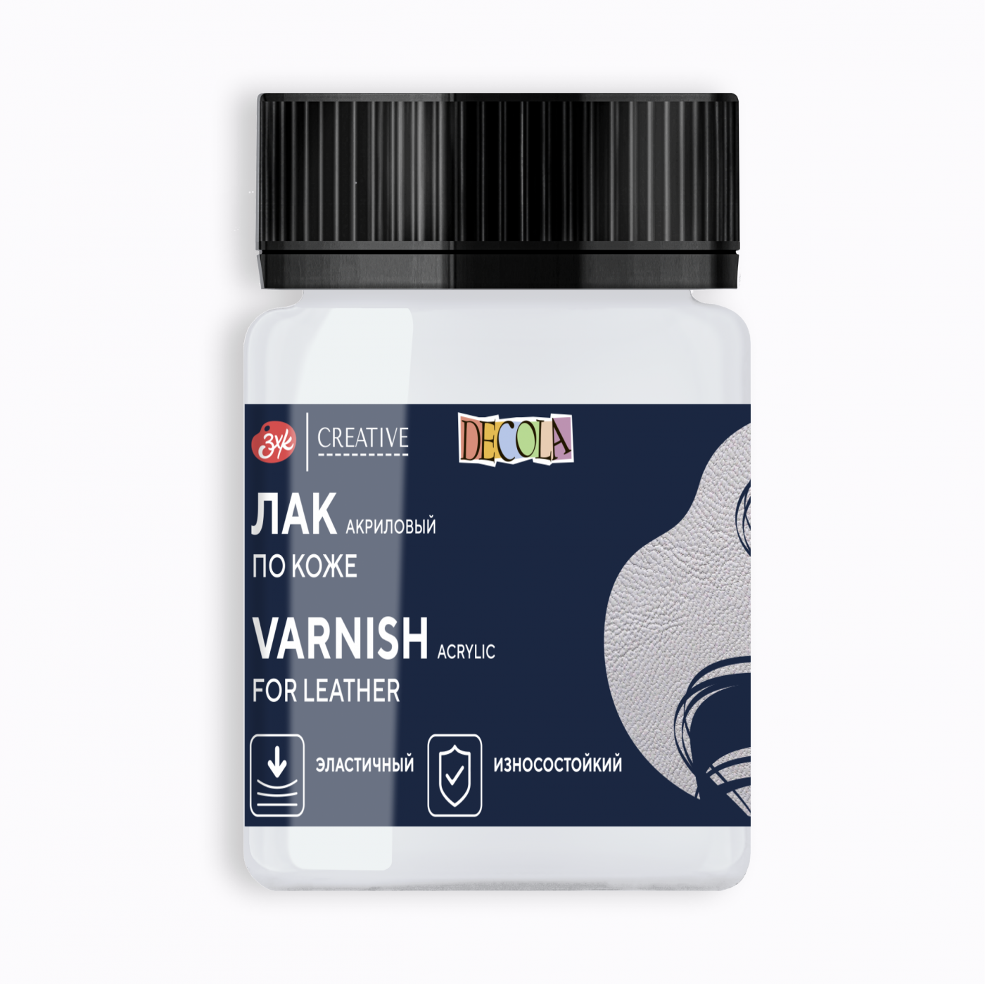 Decola Acrylic Varnish for Leather, 50 ml.
