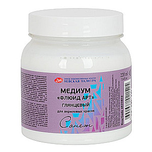 Akrüülmedium Fluid-art 220 ml. Läikiv