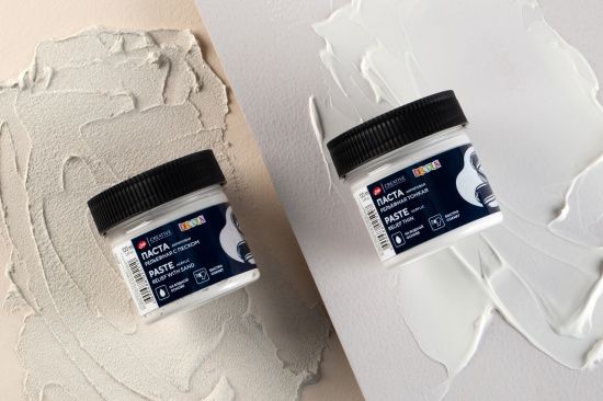 Akrylinė pasta Dekola 100 ml, Reljefinė su smėliu