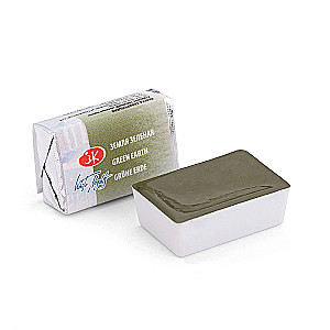 Farba akwarelowa artystyczna Białe Noce, 2,5 ml. Ziemia zielona