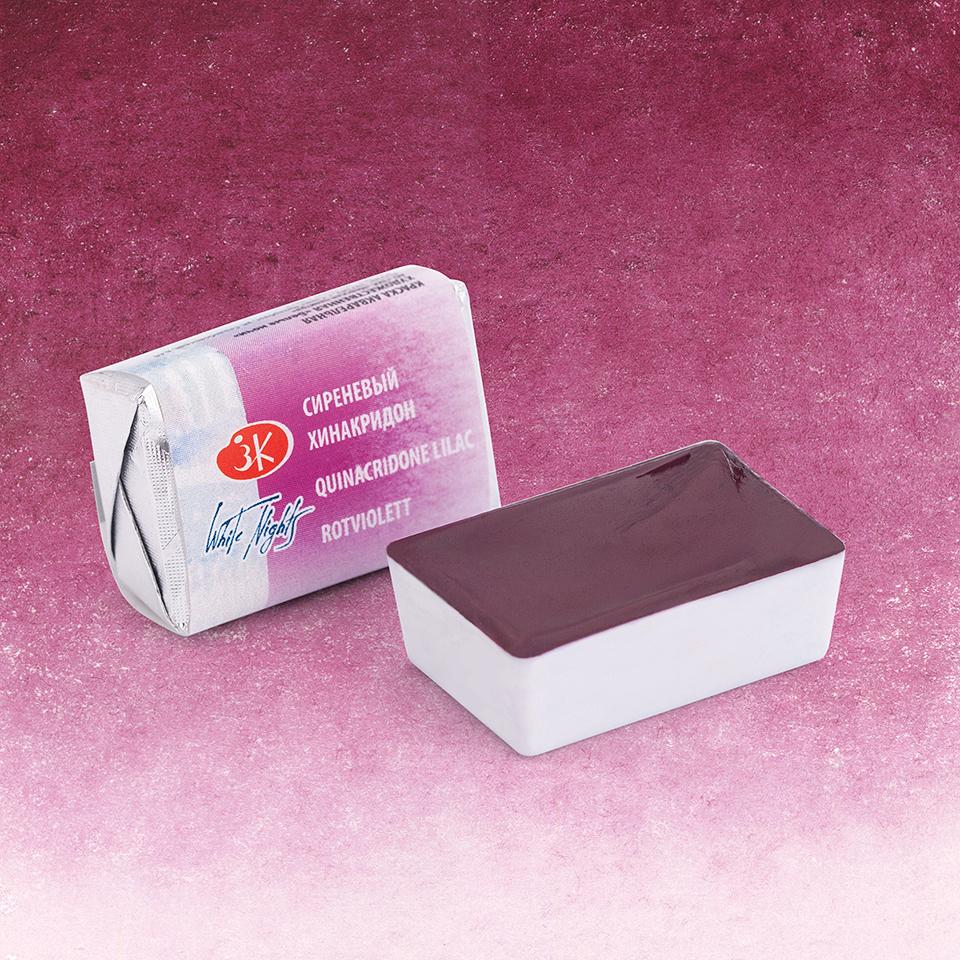 Akriliniai dažai meninėms akvarelėms Balti naktis, 2,5 ml. Violetinė chinakridon