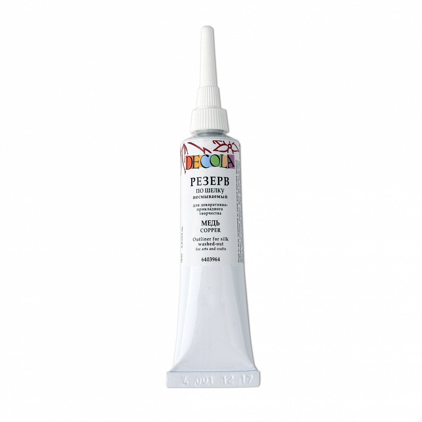 Silk Resist Decola, 18 ml, non-washable, copper
