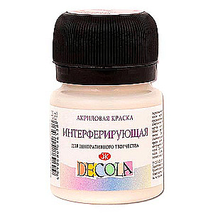 Akrilinė dažai Decola, 20 ml, interferuojanti rožinė