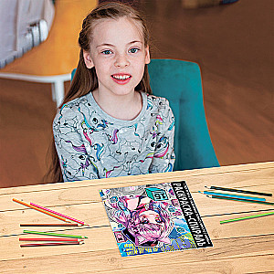 Spiral Coloring Book "Anime"