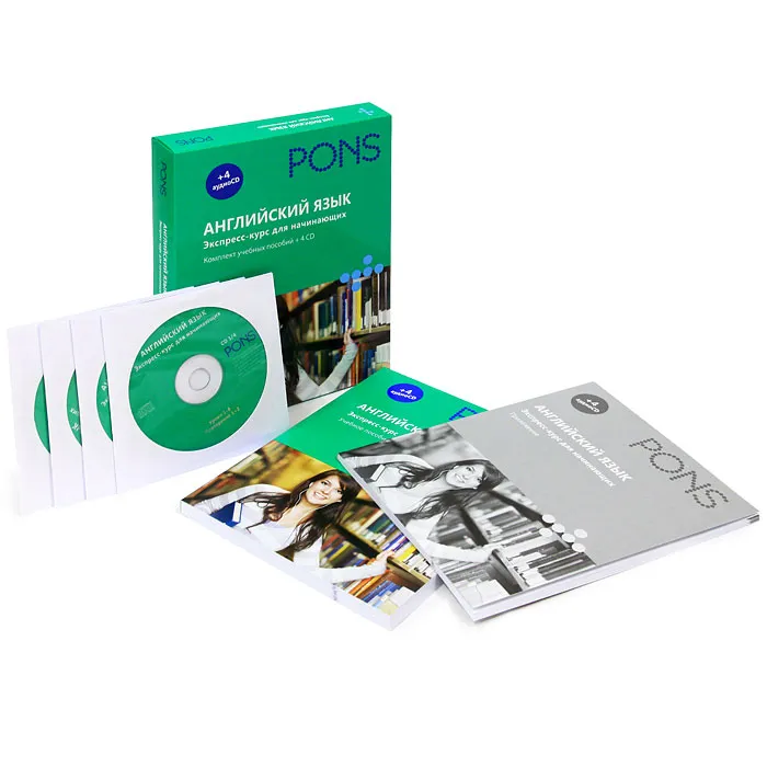 Inglise keel. Kiirkursus algajatele. Õppevahendite komplekt 4 CD-ga