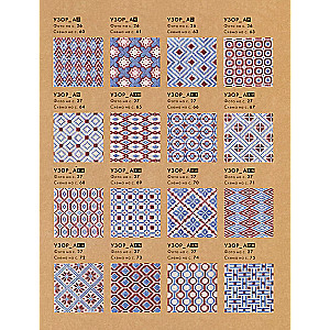 Innovatiivne ristipisteline tikand. BARDGELO rütmis. 44 jaapani ornament