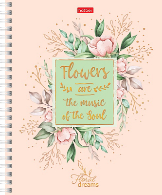 Zeszyt Floral dreams 4 wz. w bloku