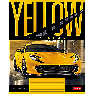 Notatnik A5 YELLOWsupercar (kratka)