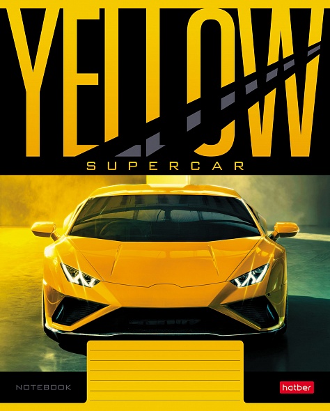 Notatnik A5 YELLOWsupercar (kratka)