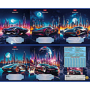 Notatnik A5 Futuristic cars (kratka)