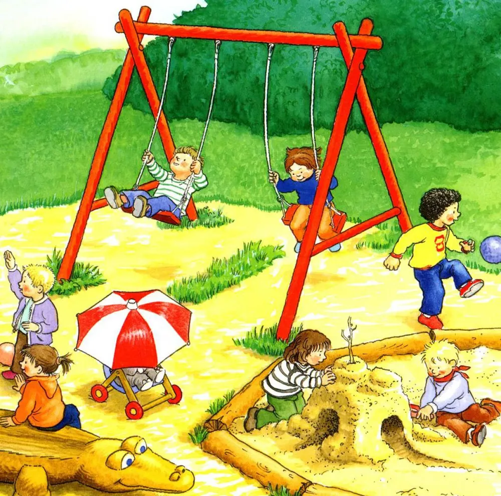 Jacob on the playground