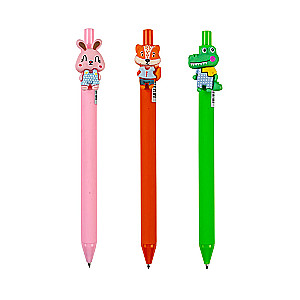 Šarminė rašiklis “Cute Animals 0.7 mm, mėlyna