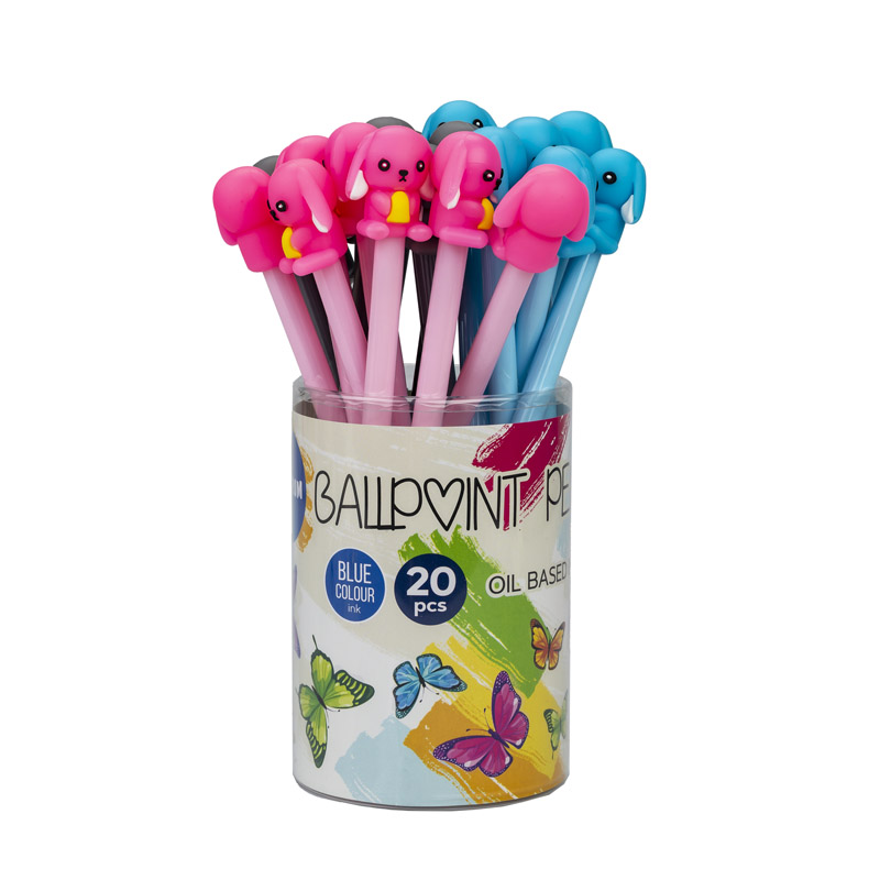 Kamuolinis rašiklis RABBIT 0.7 mm, mėlynas (aliejinės pagrindo rašalas)