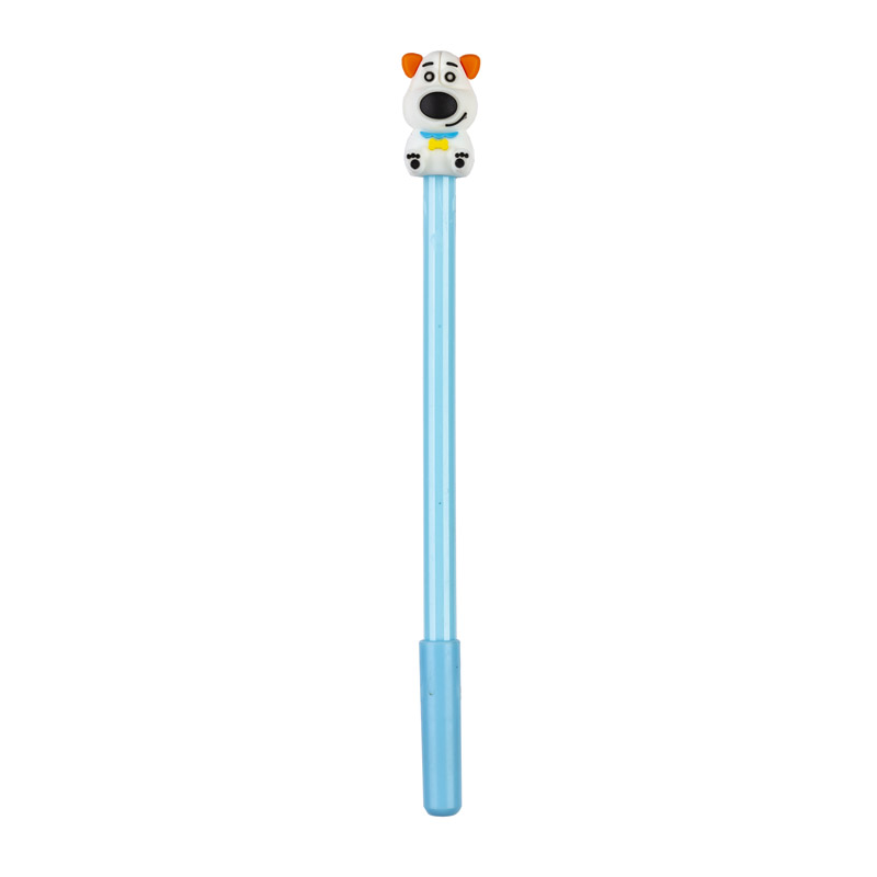 Gelinė plunksna DOG 0.7 mm, mėlyna (aliejinės bazės rašalas)