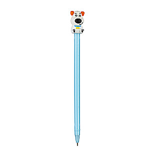 Gelinė plunksna DOG 0.7 mm, mėlyna (aliejinės bazės rašalas)