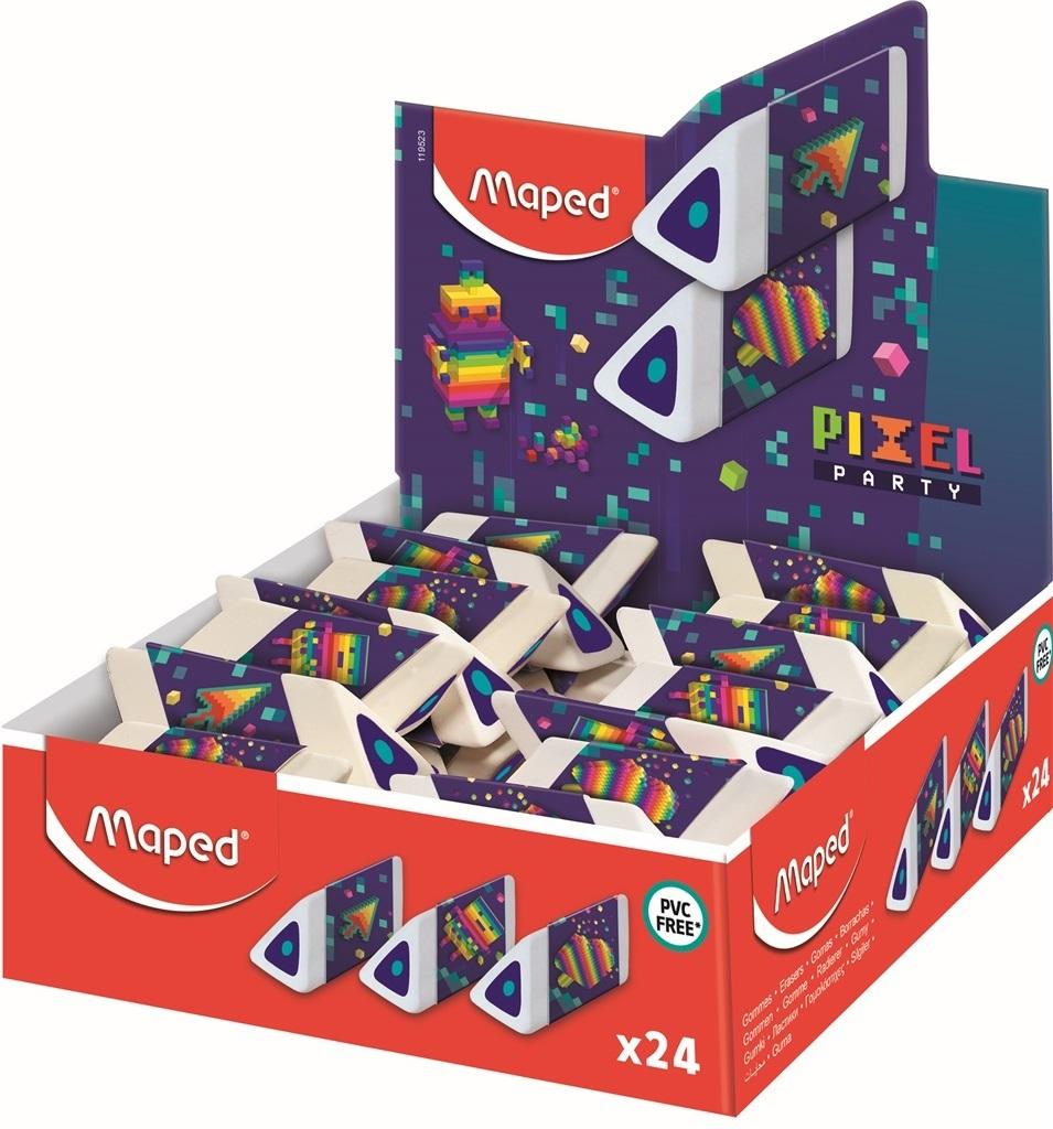 Eraser MAPED Pyramid Pixel Party