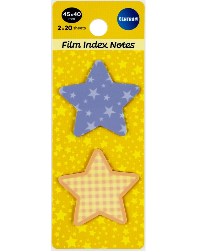 Plastikust kleebiste komplekt "Stars"
