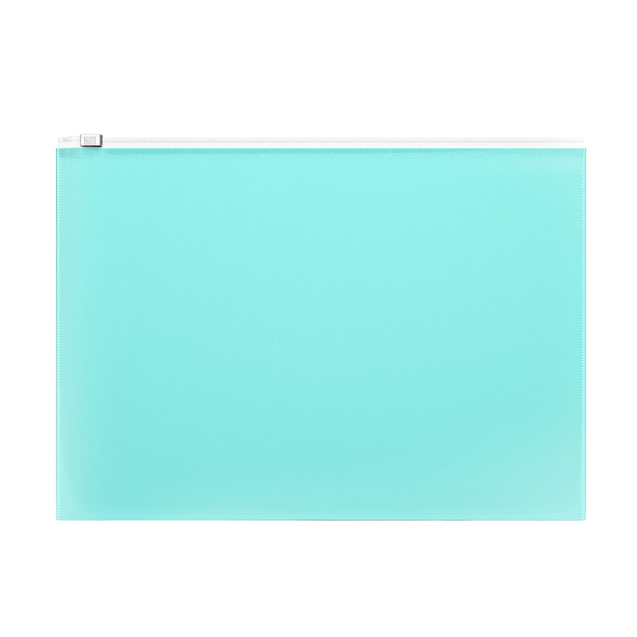 Reißverschluss-Plastikumschlag ErichKrause FIZZY PASTEL MINT, Format C6