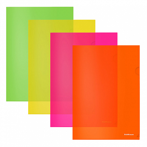 A4 Ordner ErichKrause Glossy Neon (Mischfarben)