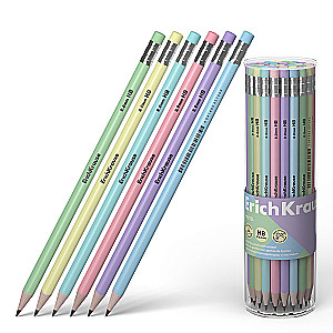 Ołówek HB ErichKrause Pastel z gumką